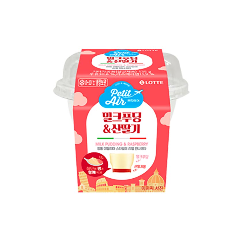 Milk Pudding & Raspberries